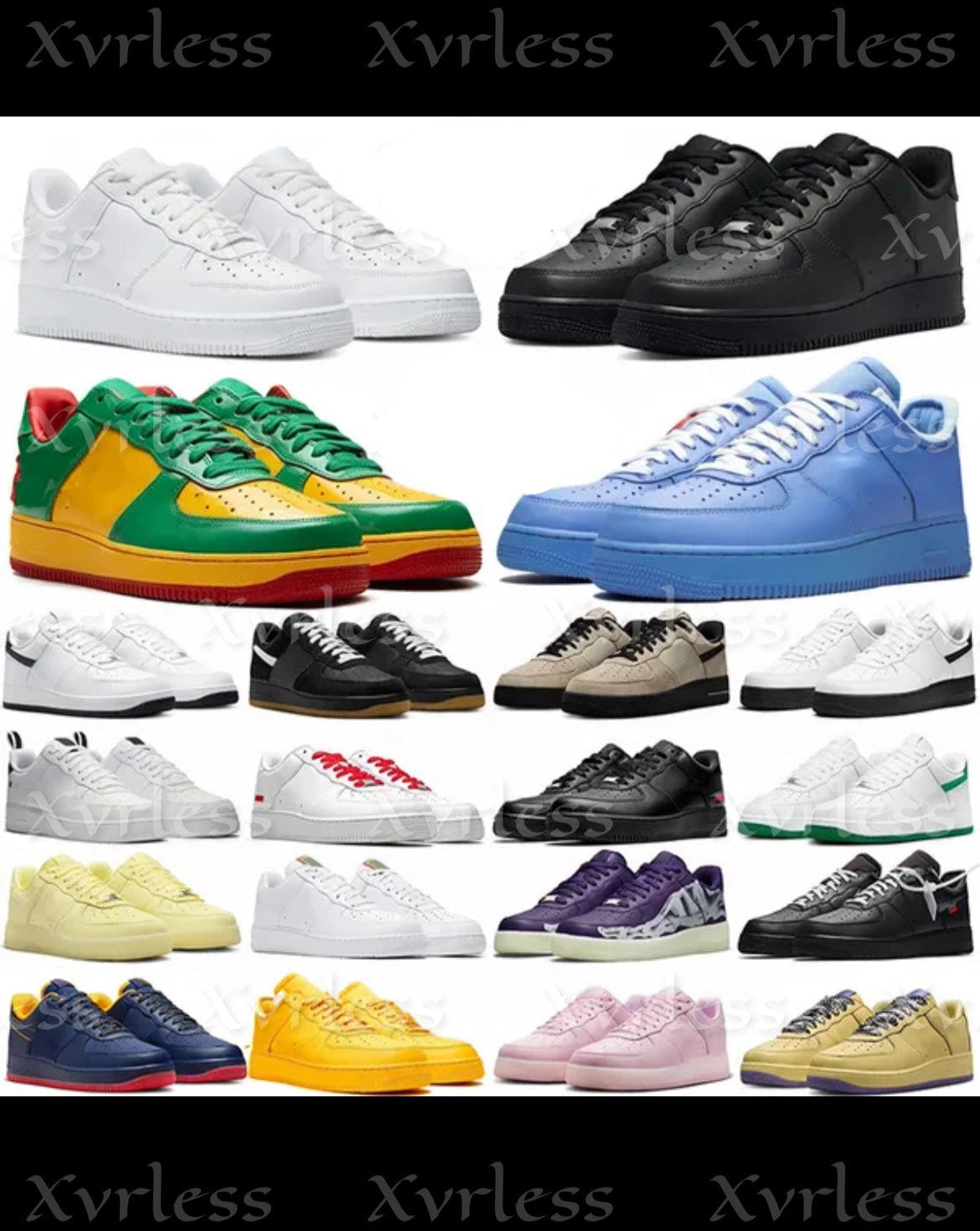 Men/Women Luxury Designer Air Force 1's