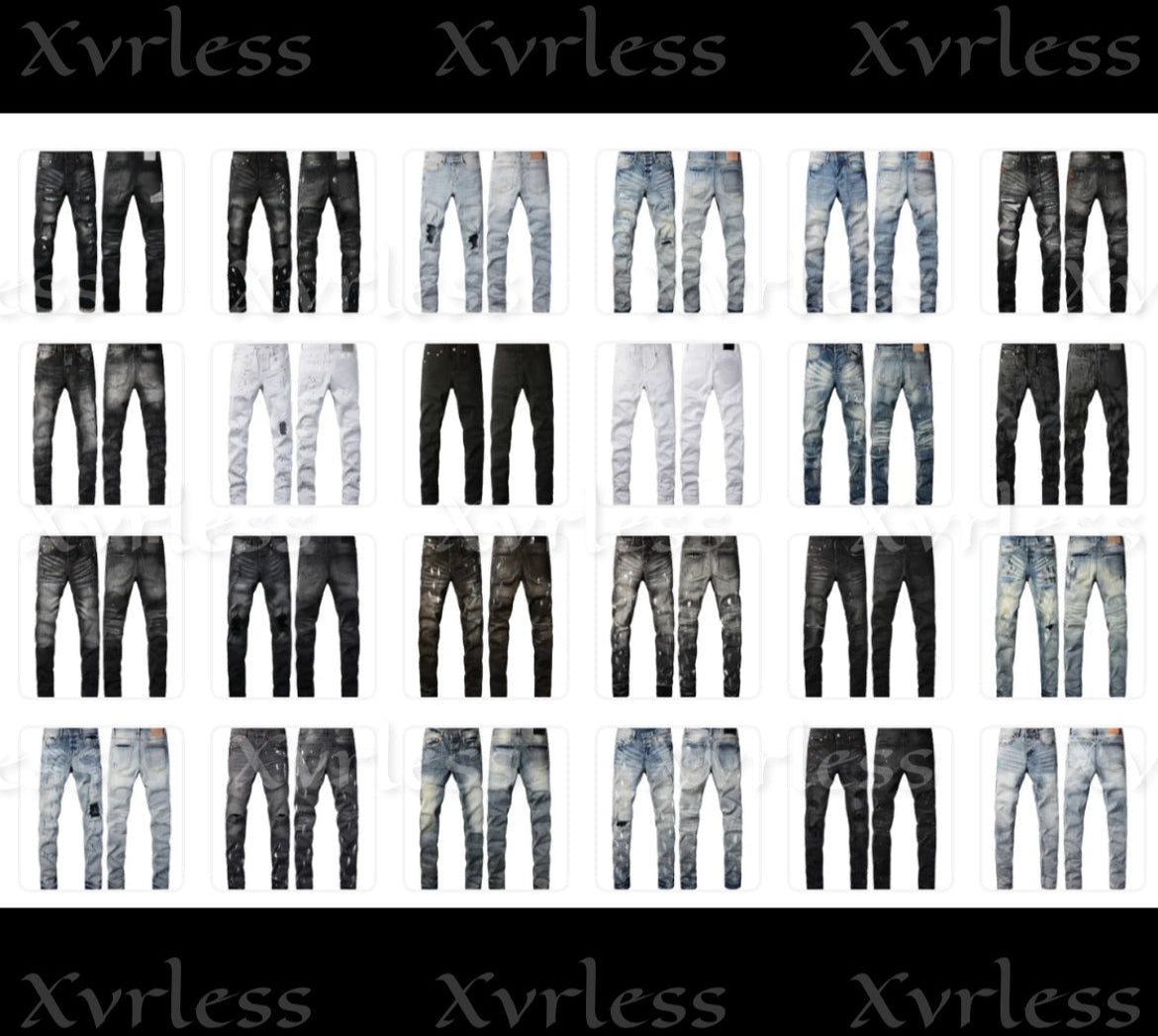 Men Designer Amiri Denim Fashion Jeans