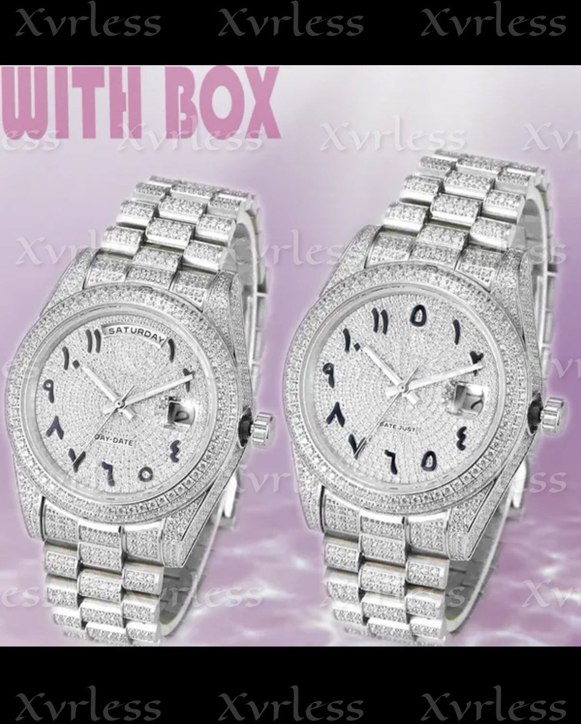 Luxurious Designer VVS Moissanite Cartier Watch