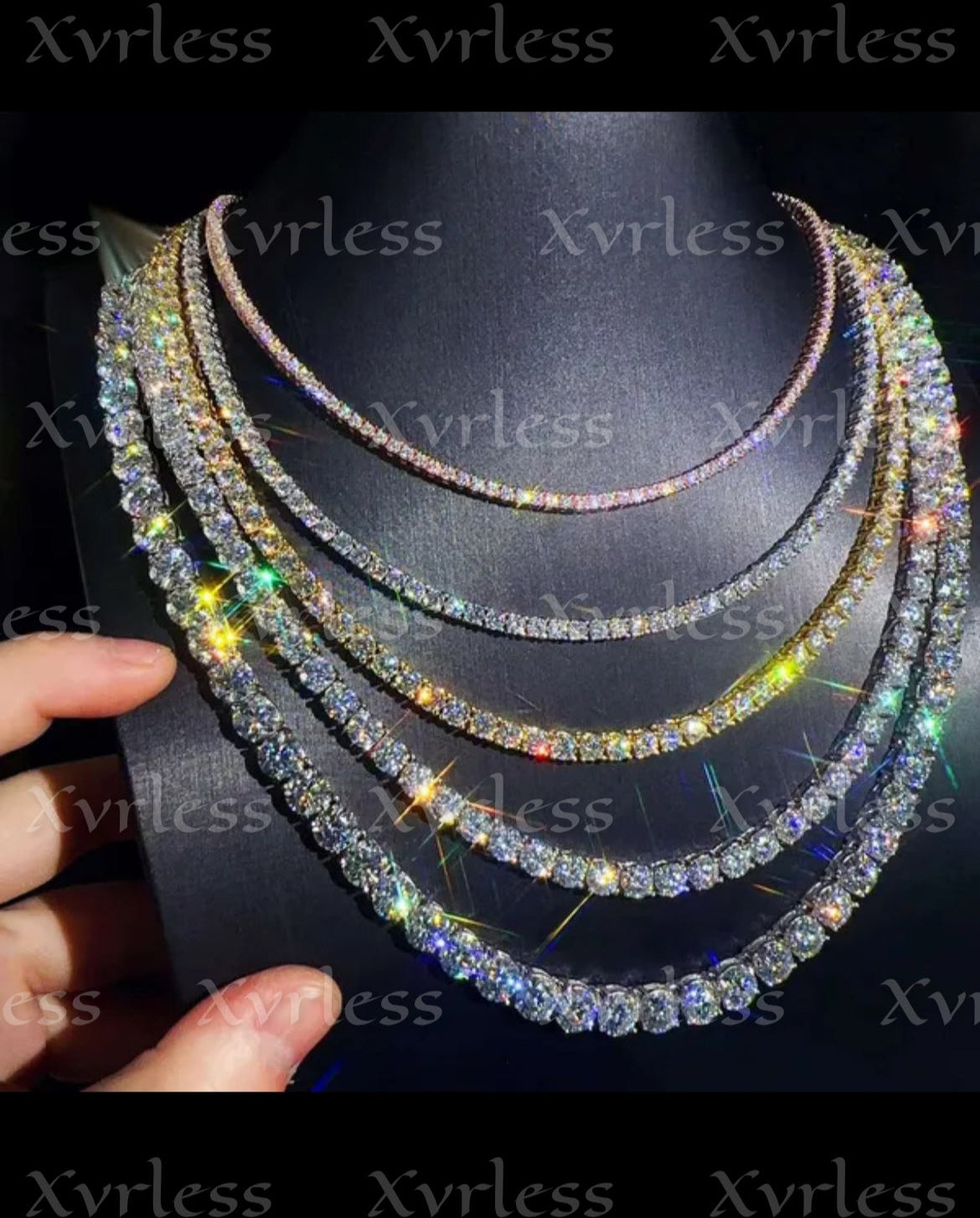 Luxurious Designer VVS Moissanite Cuban Link Chain
