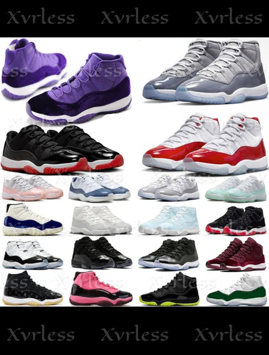 Men/Women 11's Basketball Designer Shoe