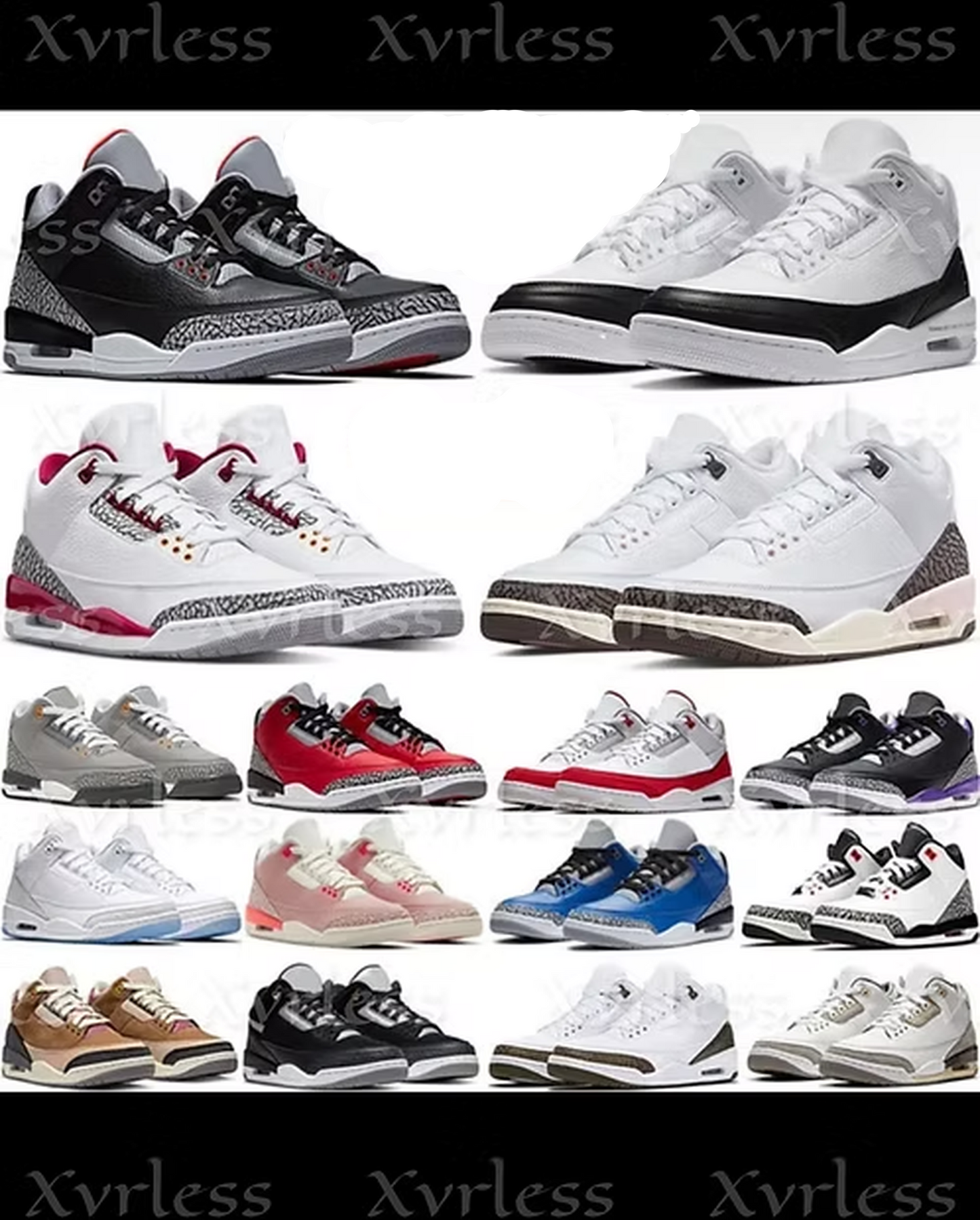 Men/Women 3's Basketball Designer Shoe